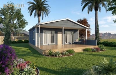 2+1 70 m² Prefabrik Ev