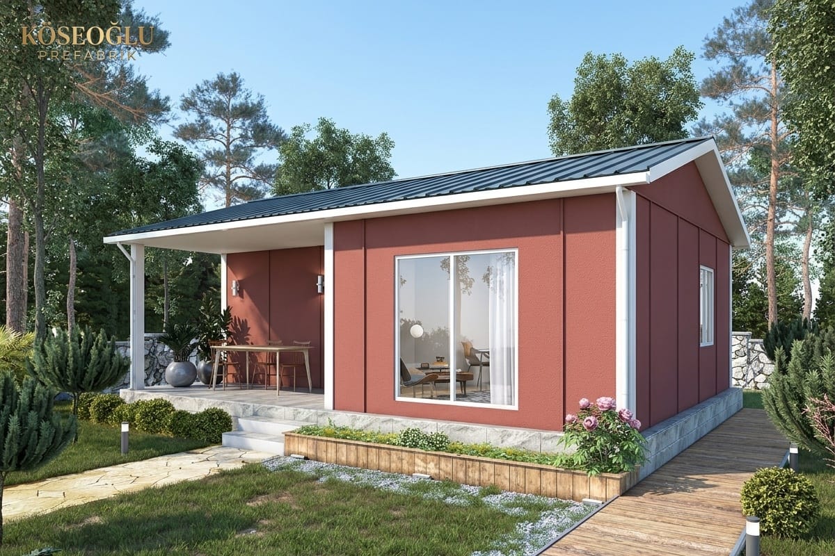 48 m² Prefabrik Ev