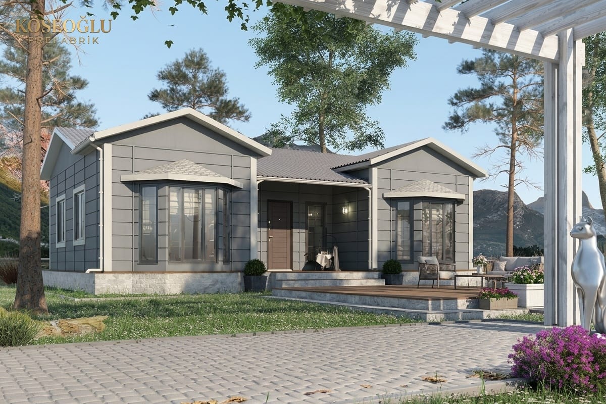 83 m² Prefabrik Ev