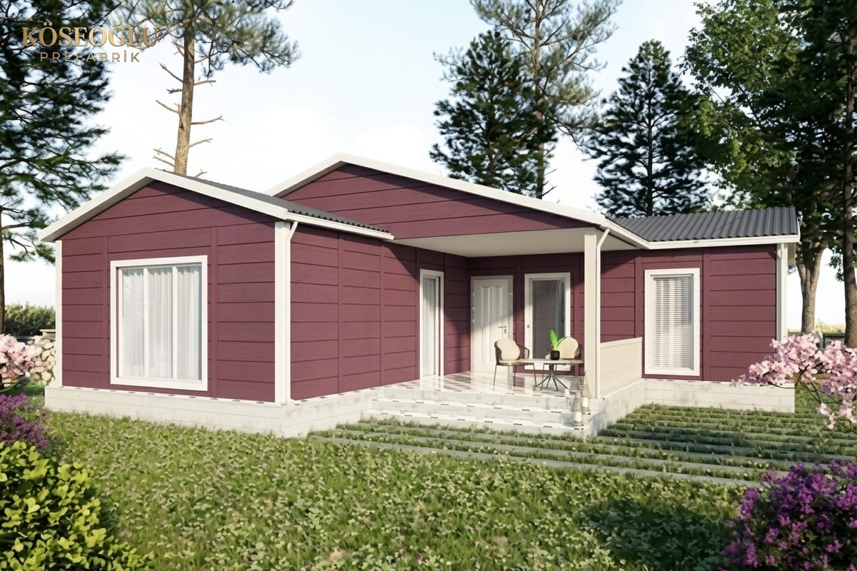 105 m² Prefabrik Ev