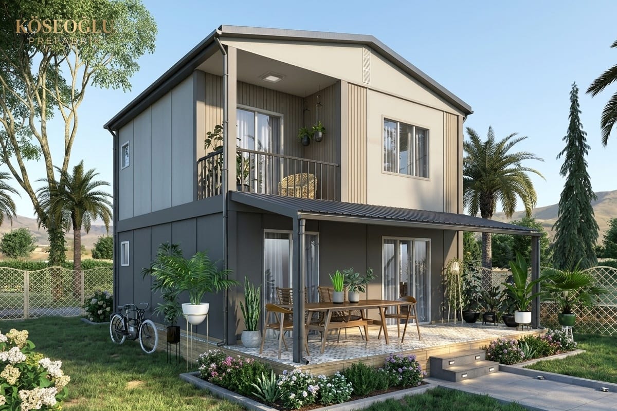 97 m² Prefabrik Ev