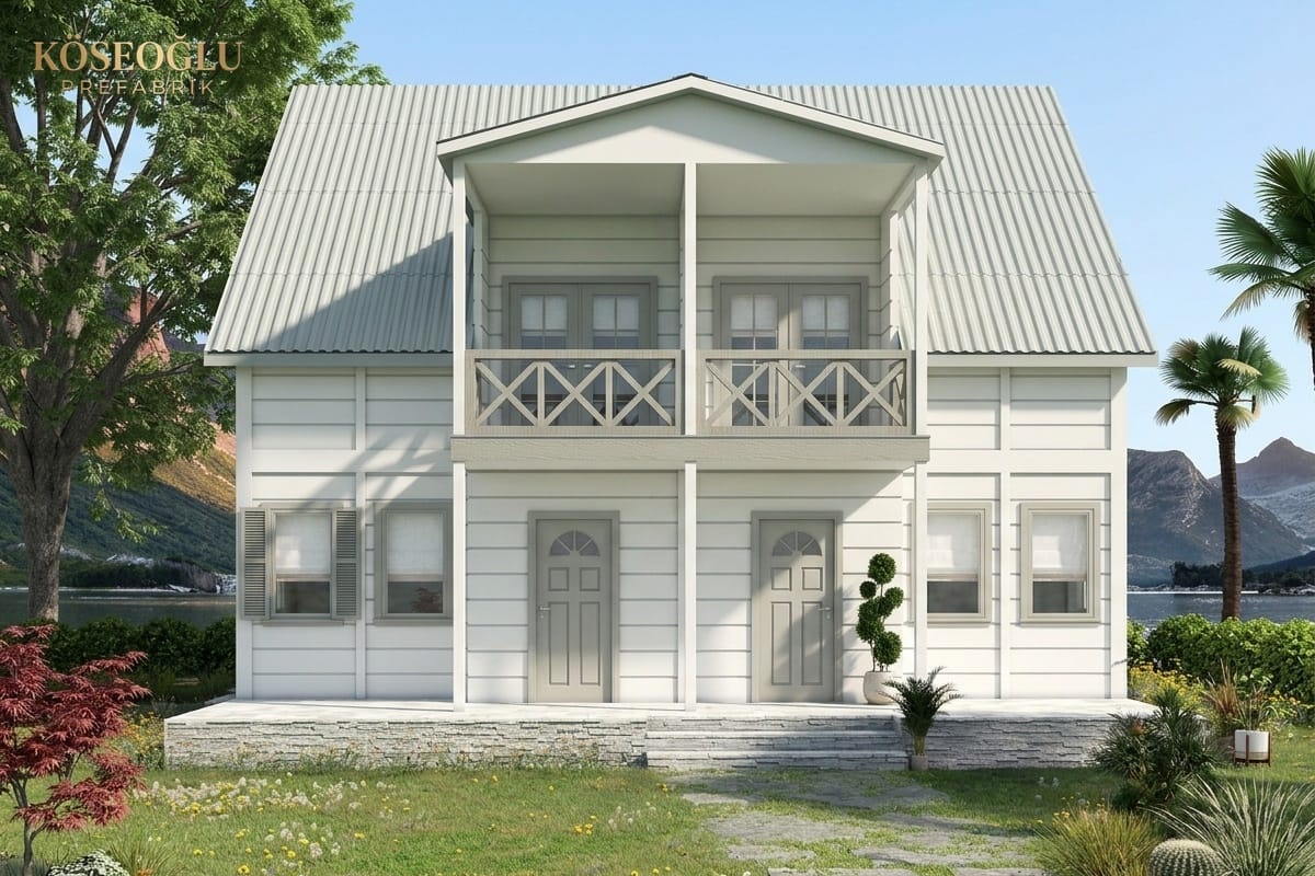 123 m² Prefabrik Ev