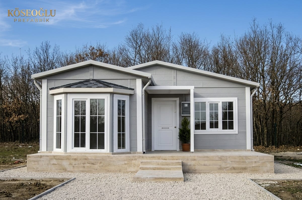 Kapaklı-Pınarça 55m² Prefabrik Ev